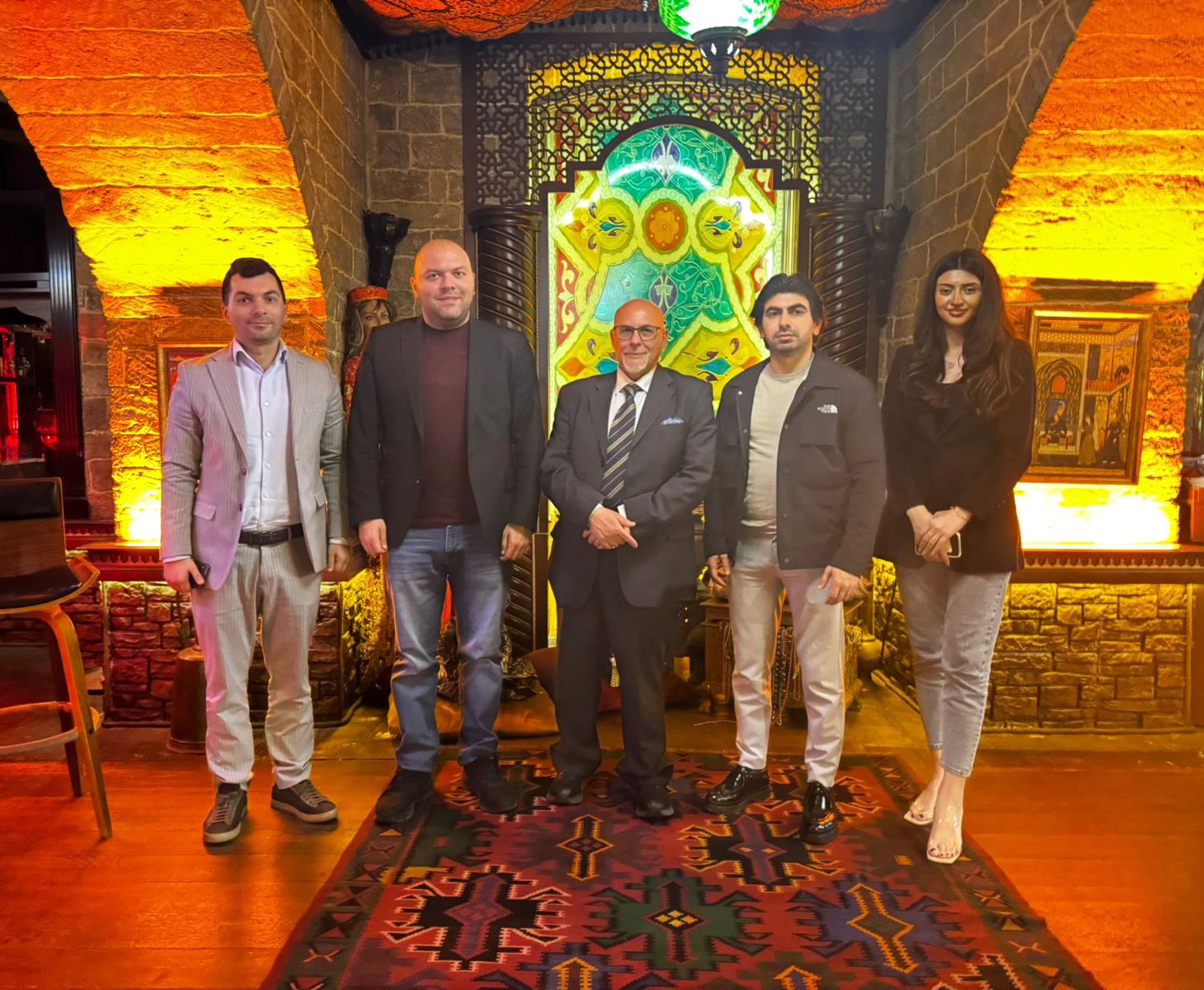 İtaliyalı məşhur jurnalist "Azxeber Media"da qonaq olub - FOTO