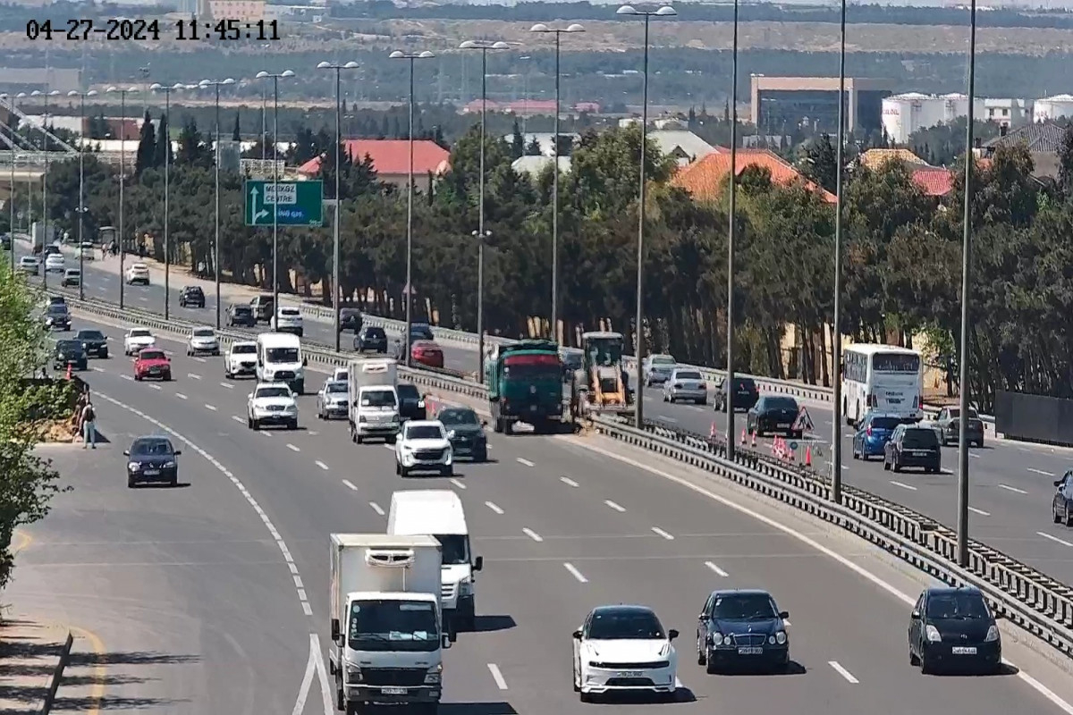 NİİM-dən sürücülərə müraciət - Bu yolda təmir işləri aparılır