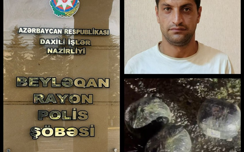 Beyləqan sakinində 9 kiloqrama yaxın heroin və marixuana aşkarlandı