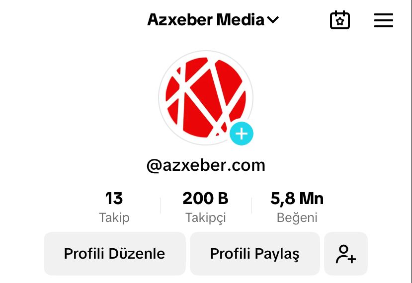 Azxəbər-in "Tiktok" izləyicilərinin sayı 200 mini ötdü - FOTO
