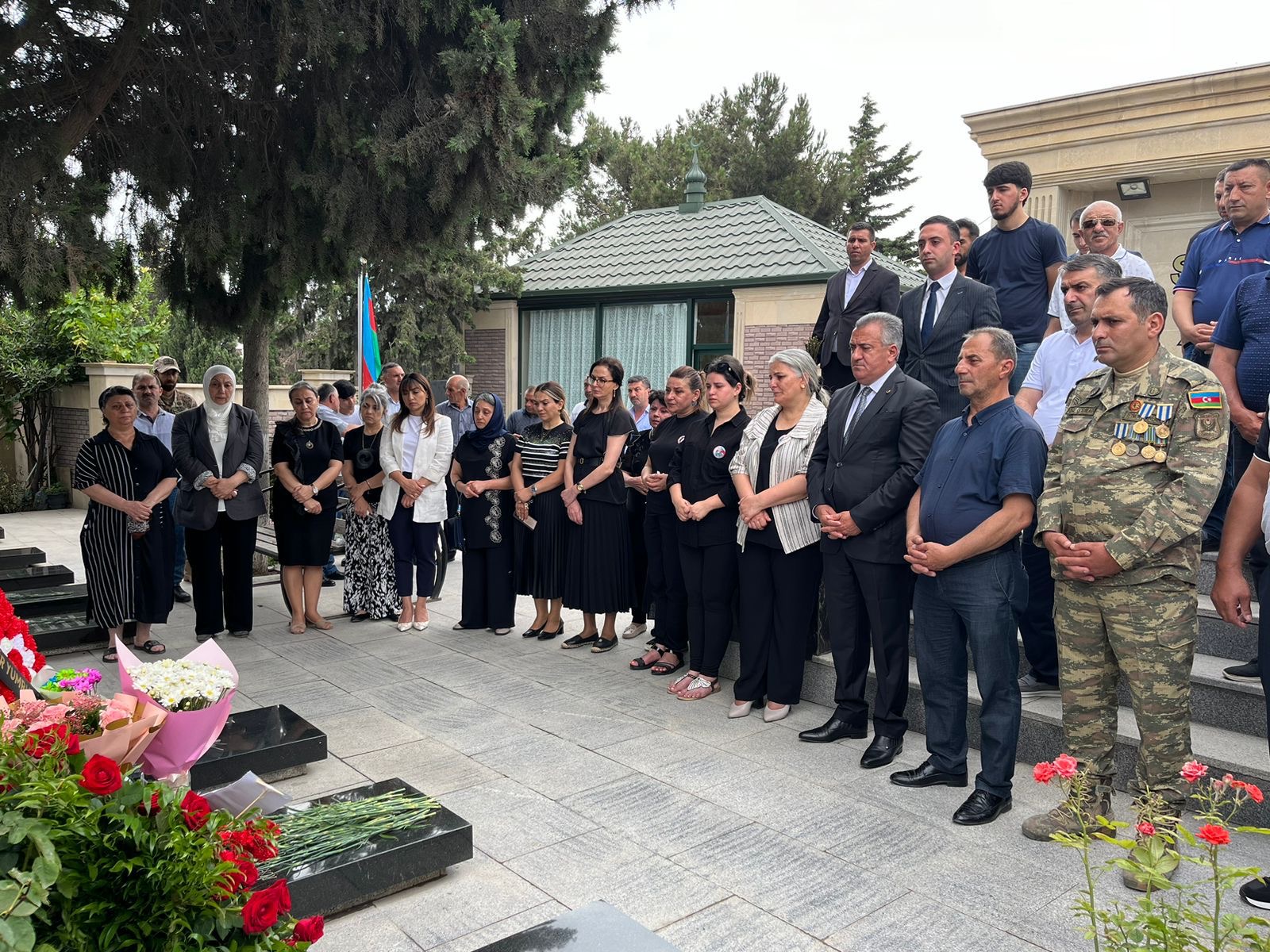 Abşeron rayonunda şəhid ailələri ilə görüşlər davam etdirilir - FOTOLAR