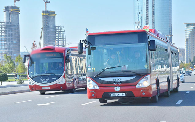 Bu avtobusların hərəkət istiqaməti dəyişir