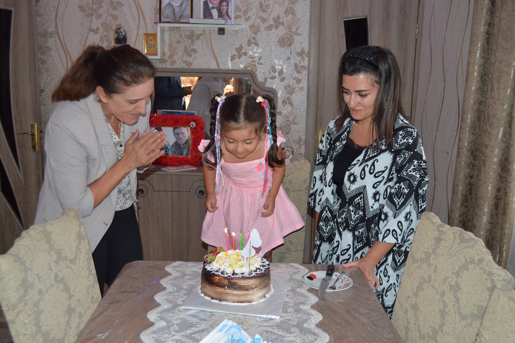 Vətən müharibəsi şəhidi Fərid Adıgözəlovun qızının 4 yaşı tamam olur