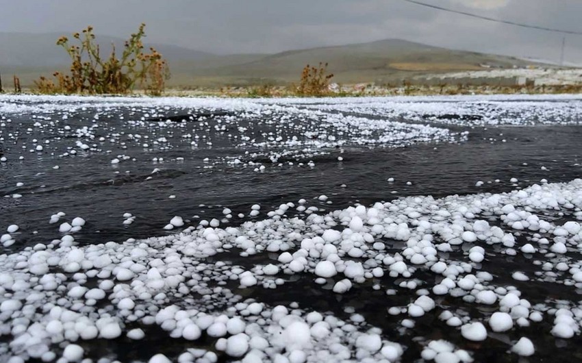 Sabah Bakıda hava yağmursuz olacaq, bəzi bölgələrə dolu düşəcək