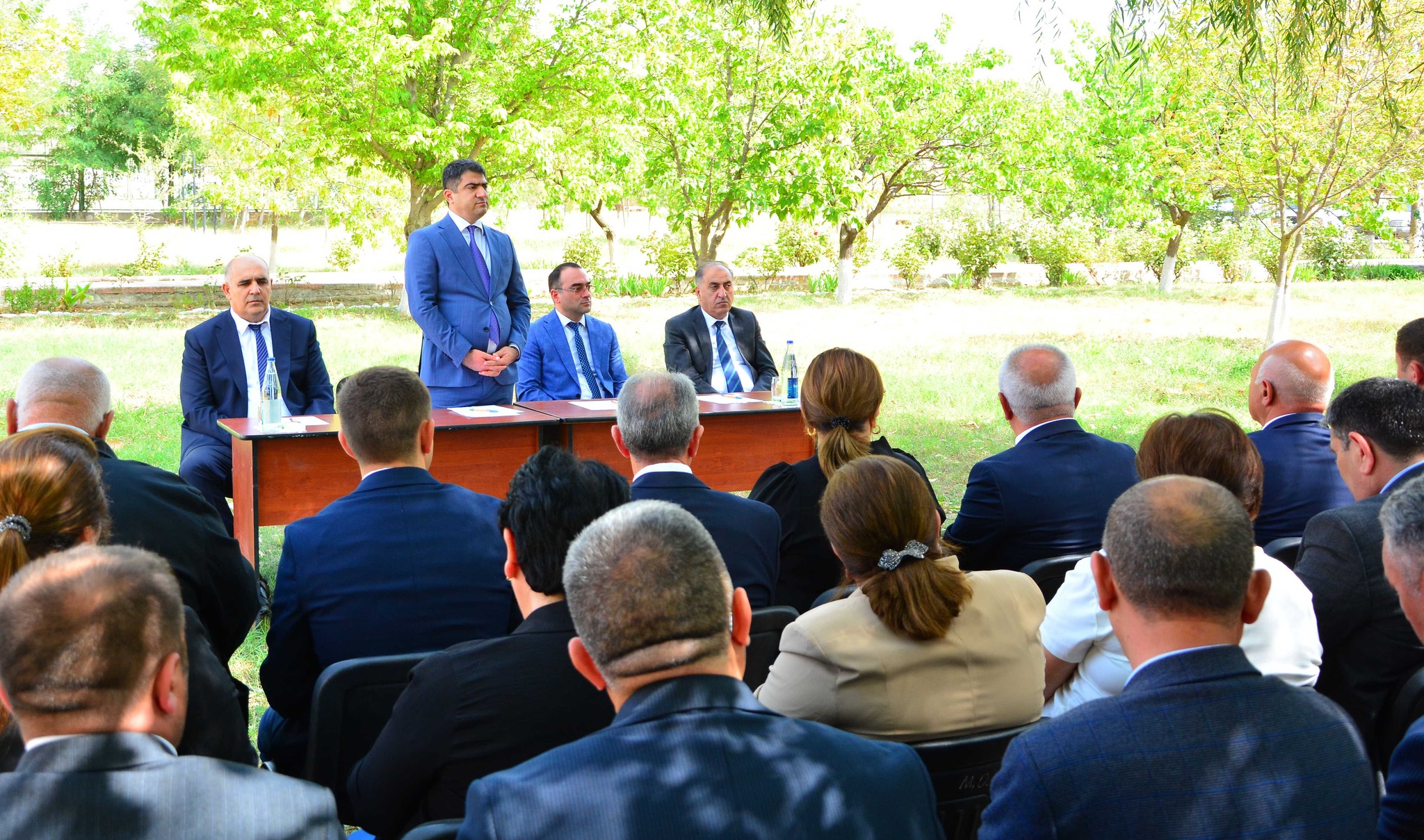 Saloğlu qəsəbəsində vətəndaşların növbəti səyyar qəbulu keçirildi - FOTOLAR