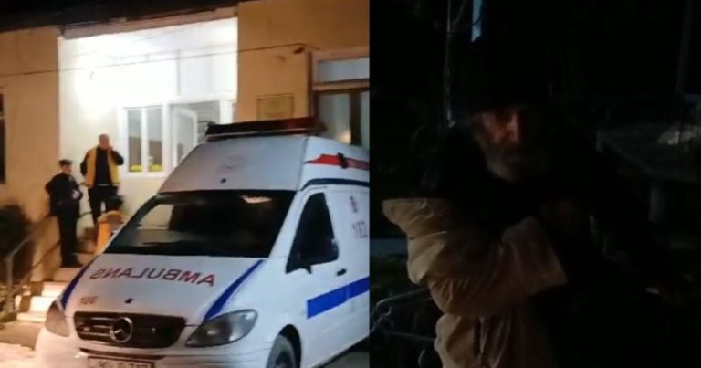 Xəstəxananın həyətində skamyada yatan qoca çarəsiz durumda: Dövlətdən kömək istəyir - VİDEO