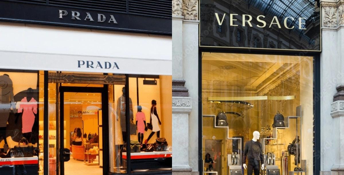 "Prada" "Versace"ni alır