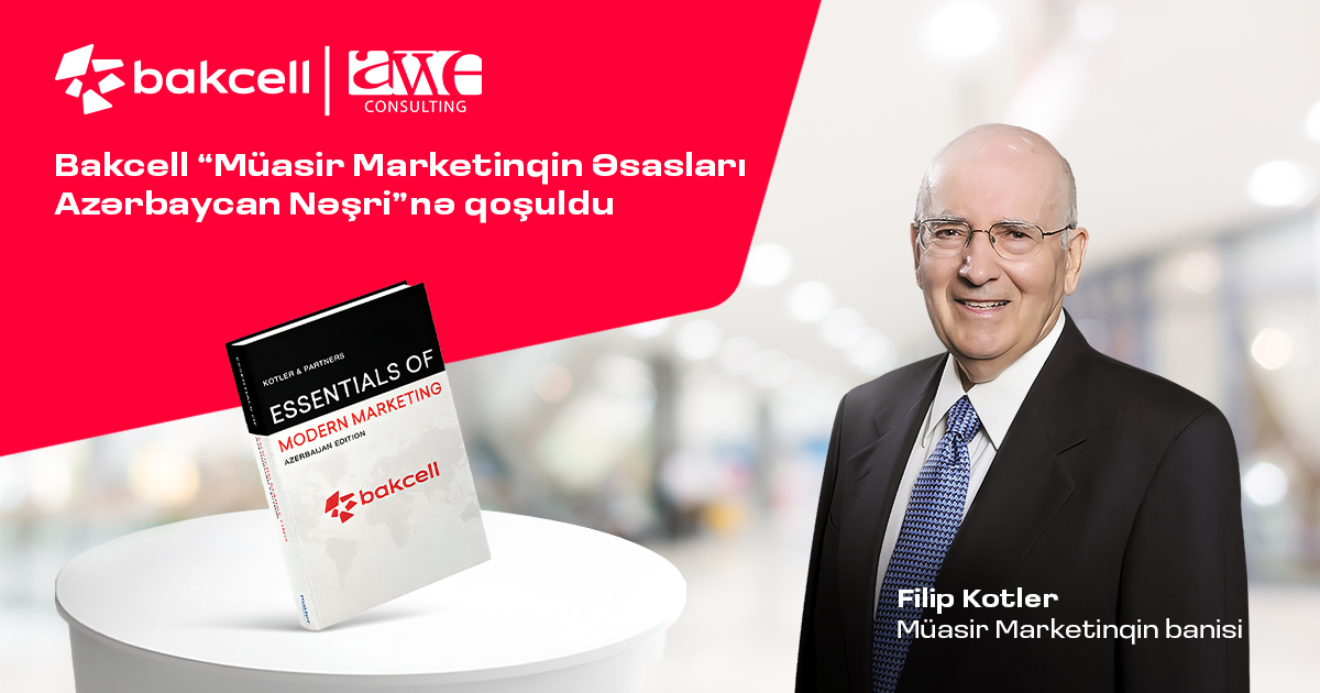 “Bakcell” “Müasir Marketinqin Əsasları Azərbaycan Nəşri”nə qoşulub