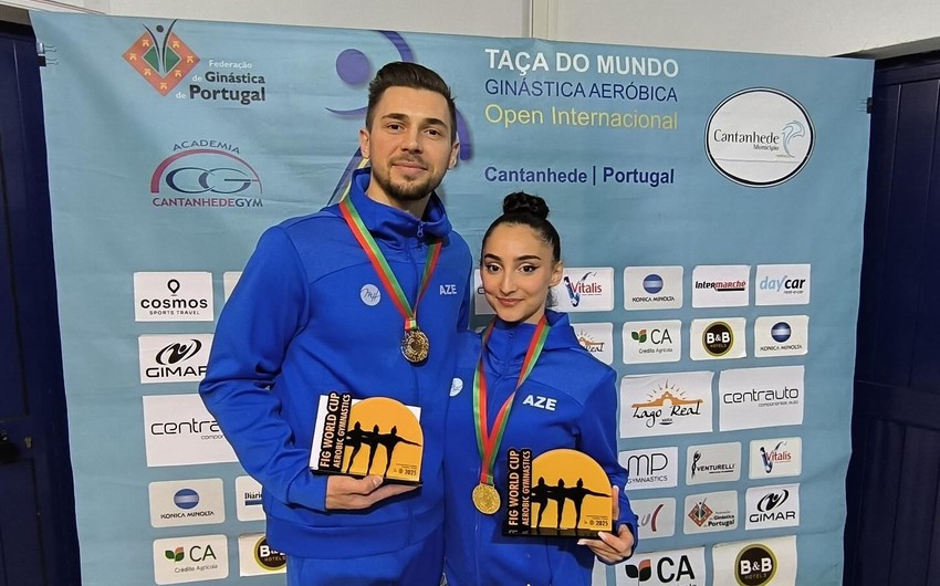 Azərbaycan gimnastları Portuqaliyada qızıl medal qazanıblar