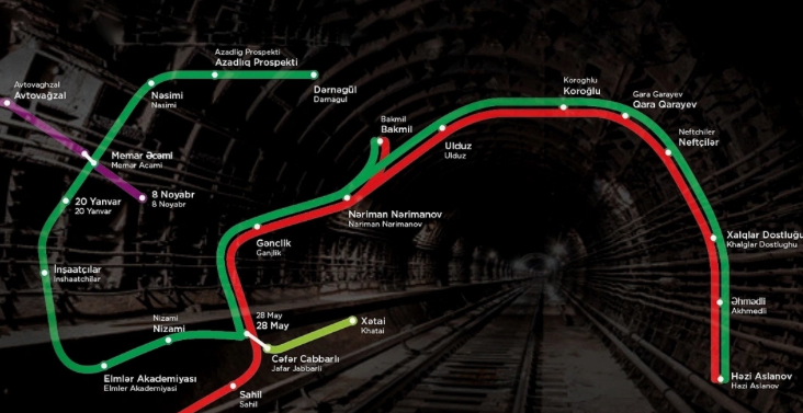 Bakı metrosunda interval BİR DƏQİQƏ OLACAQ -  RƏSMİ