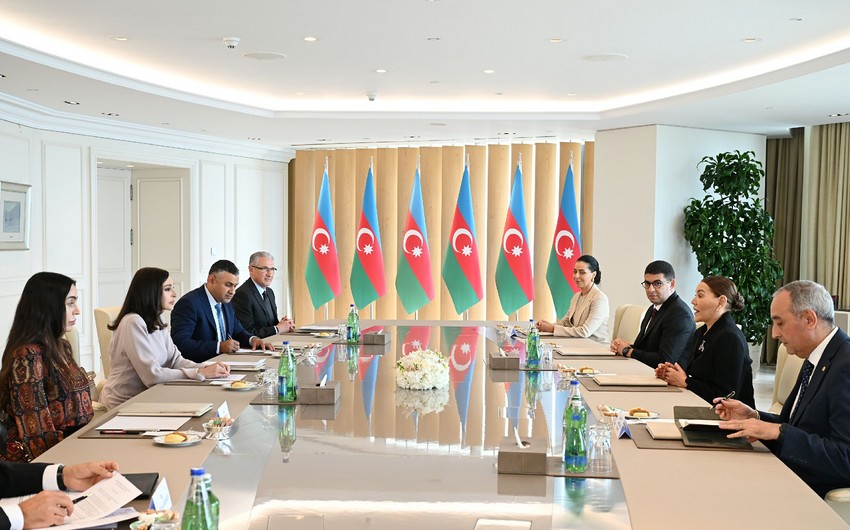 Mehriban Əliyeva Mərakeşin xanım Şahzadəsi ilə görüşüb - FOTOLAR