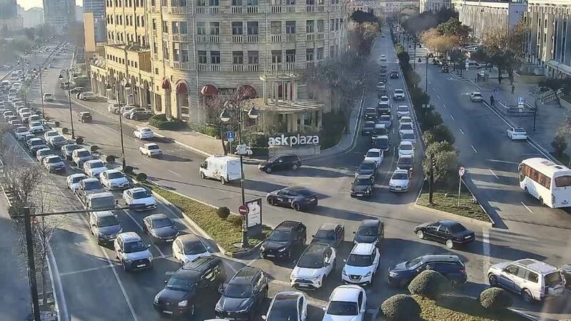 Bakıda bu yollarda sıxlıq var - SİYAHI