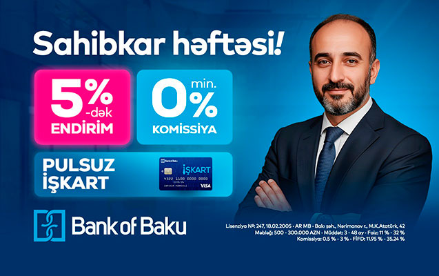 Bank of Baku-da “Sahibkar həftəsi” keçirilir