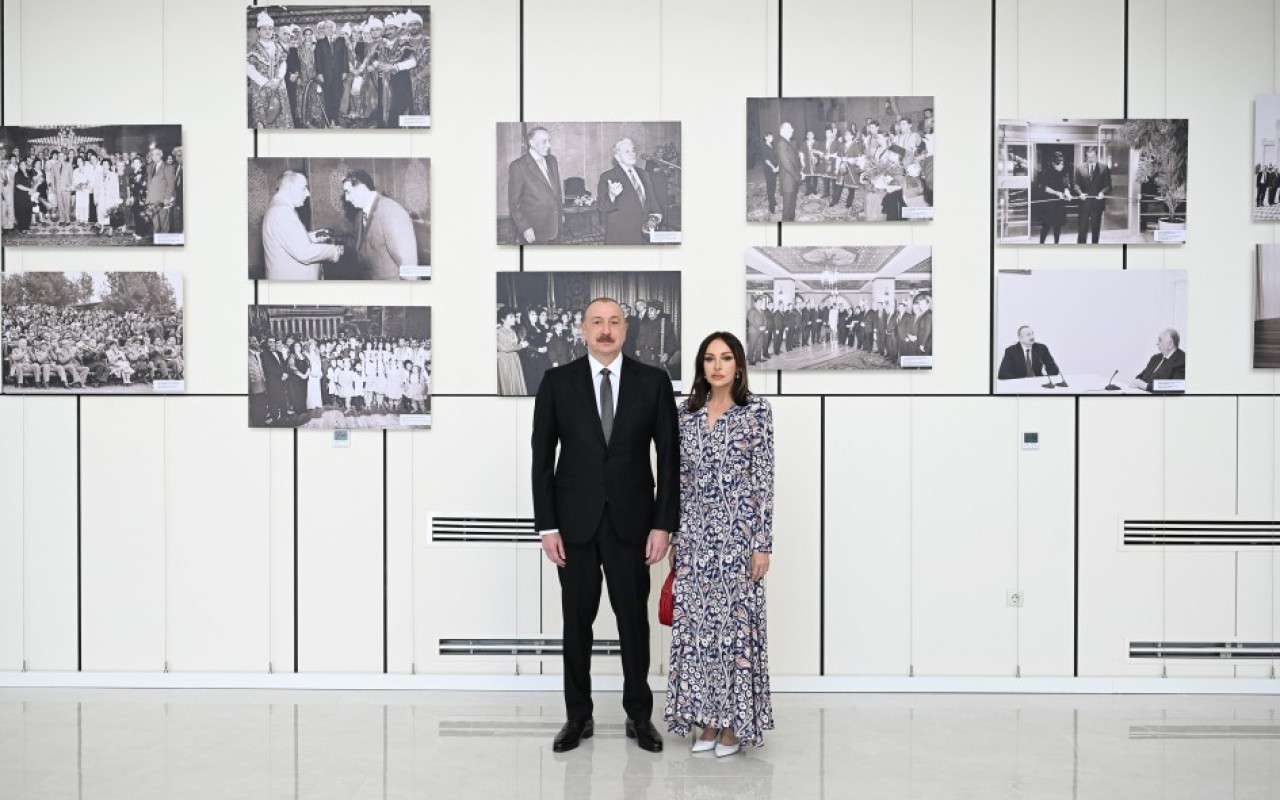 Mehriban Əliyeva İlham Əliyevlə Ağdama səfərindən görüntülər paylaşıb