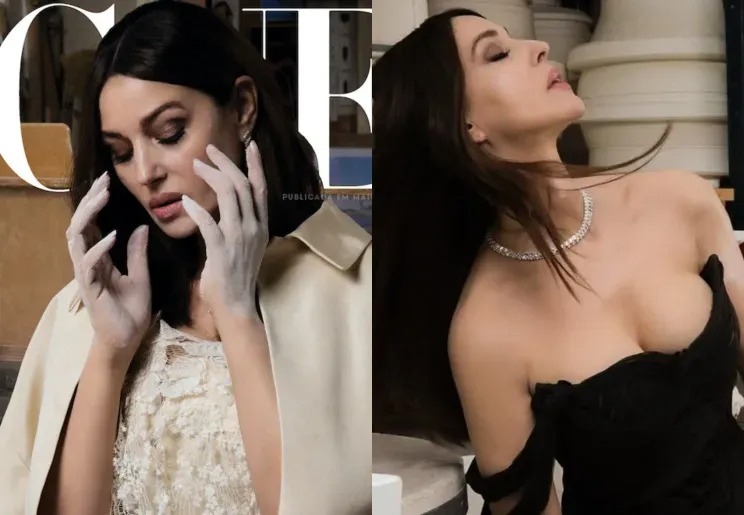 60 yaşlı Monika Belluççi "Vogue" jurnalının üz qabığında