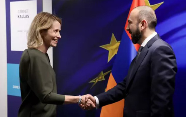Ararat Mirzoyan və Kaya Kallas Azərbaycan-Ermənistan sülh sazişini müzakirə ediblər