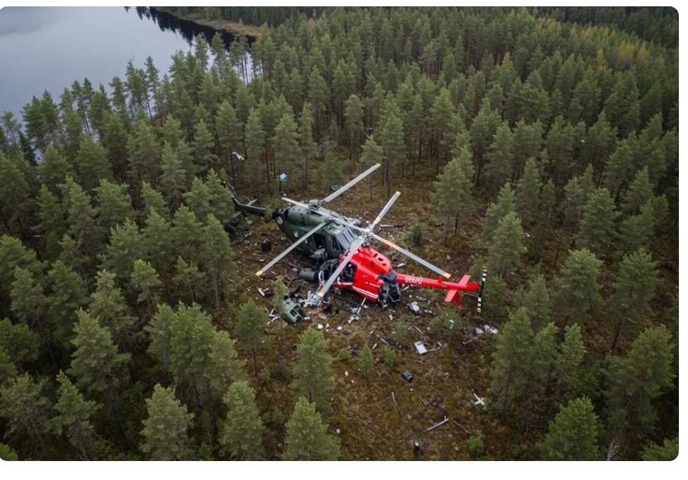 Finlandiyada iki helikopter toqquşub, 5 nəfər həlak olub