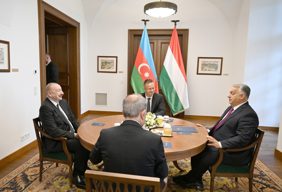 İlham Əliyevin Orban ilə məhdud tərkibdə görüşü oldu - FOTOLAR