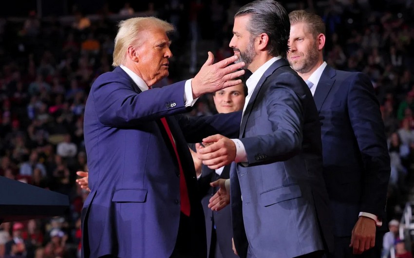 Trampın oğlu prezident seçkilərində iştirakını mümkün sayır