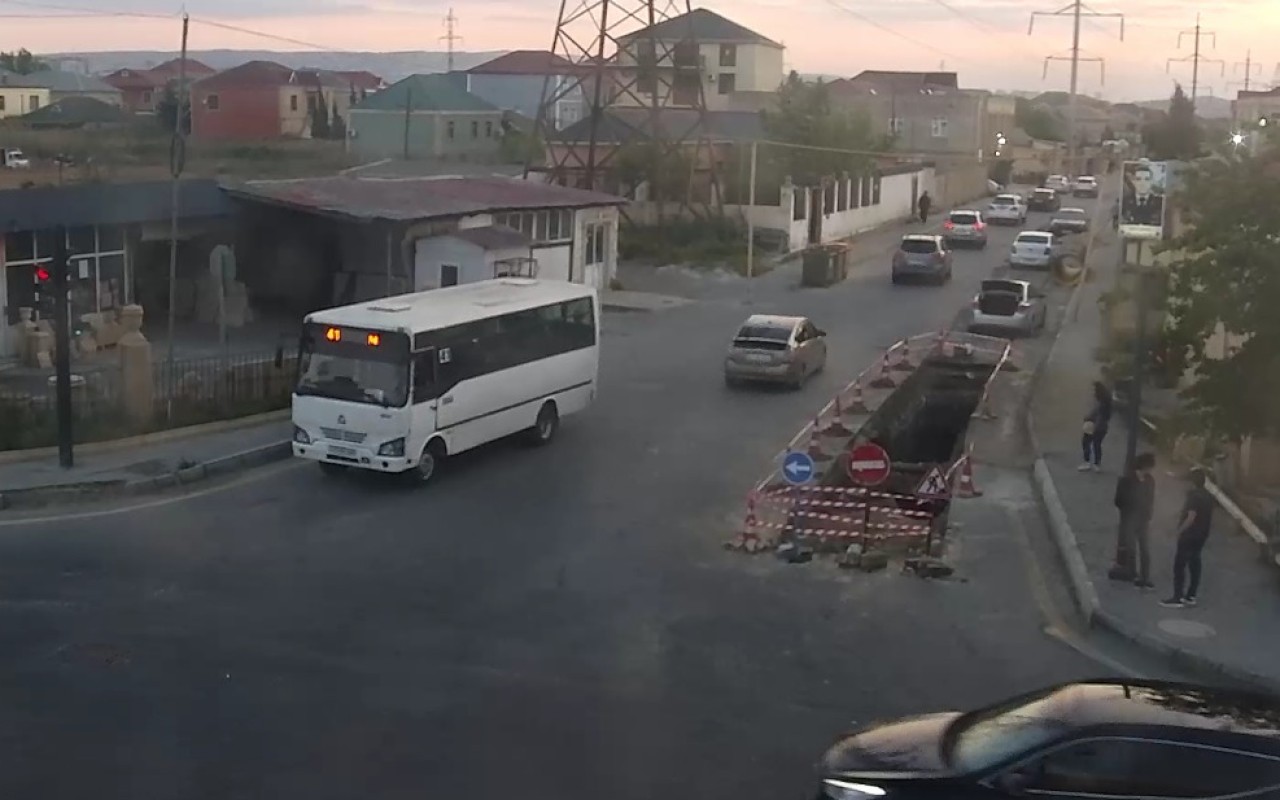 Bakıda təmirə görə bağlanan yol AÇILDI