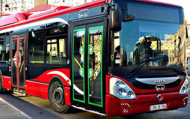 Bakıda daha bir marşrut xəttində avtobuslar yenilənir