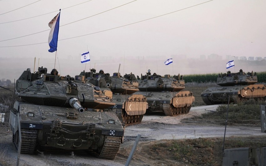 KİV: İsrail Ordusu bütün quru və tank qoşunlarını Qəzzaya yerləşdirib