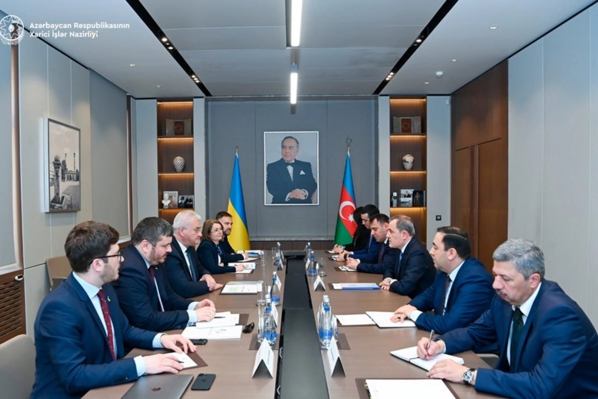Azərbaycan və Ukraynanın xarici işlər nazirlərinin geniş tərkibdə görüşü başlayıb