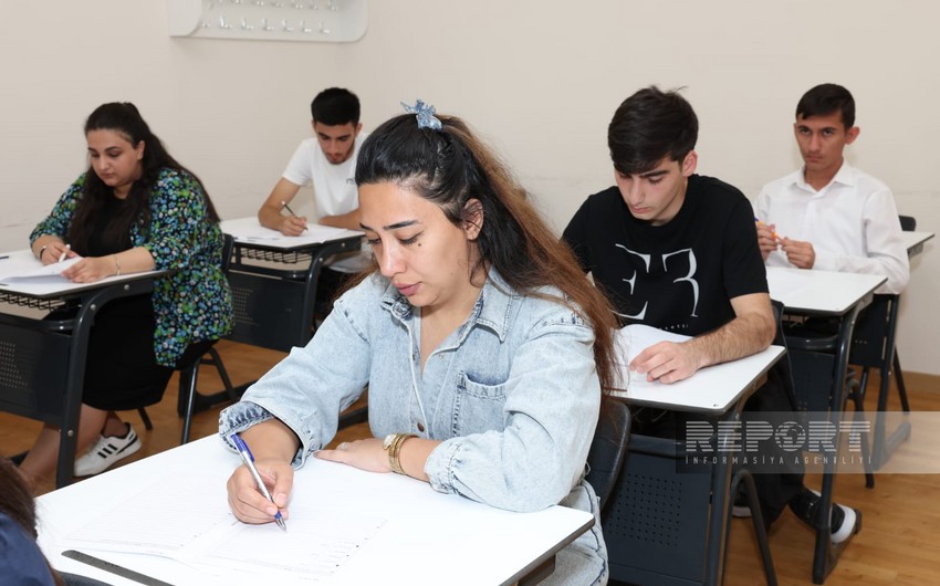 Xankəndi şəhərində 51 abituriyent üçün ilk dəfə qəbul imtahanı keçirildi