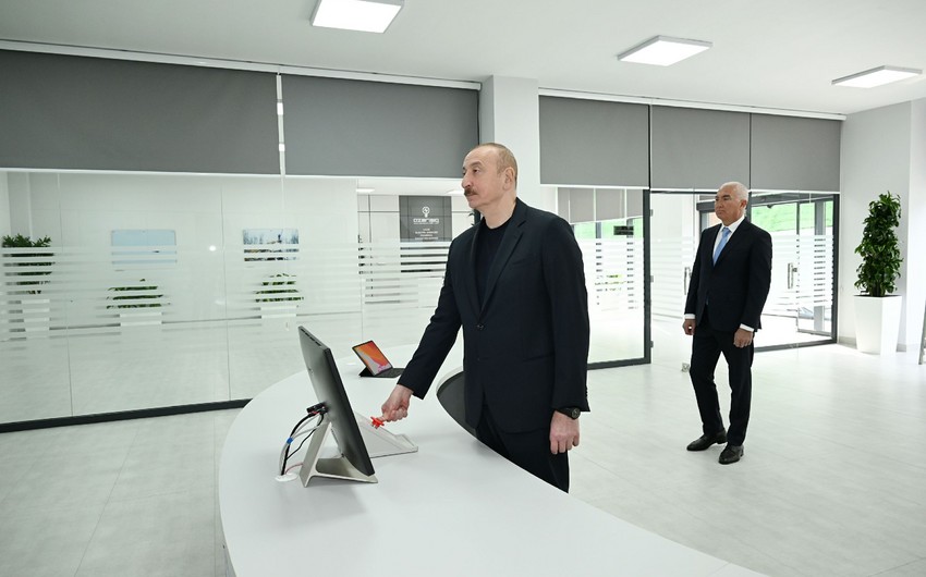 Prezident Laçına getdi - FOTOLAR