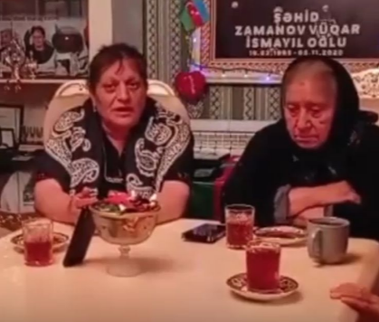 Oğlunu təhqir etdiyi üçün kişini döyən şəhid anası danışdı - VİDEO