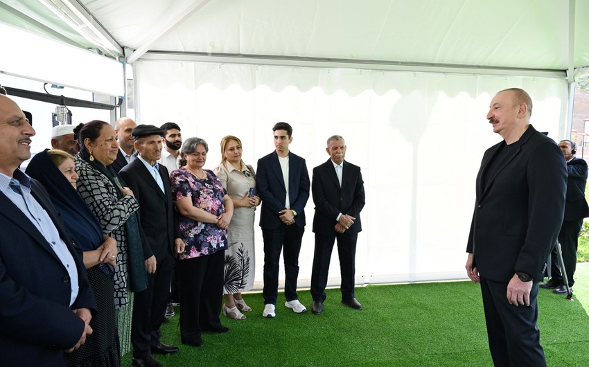  İlham Əliyev: Azad olunan ərazilərdə bərpa edilən şəhər və kəndlərin sayı 15-ə çatıb