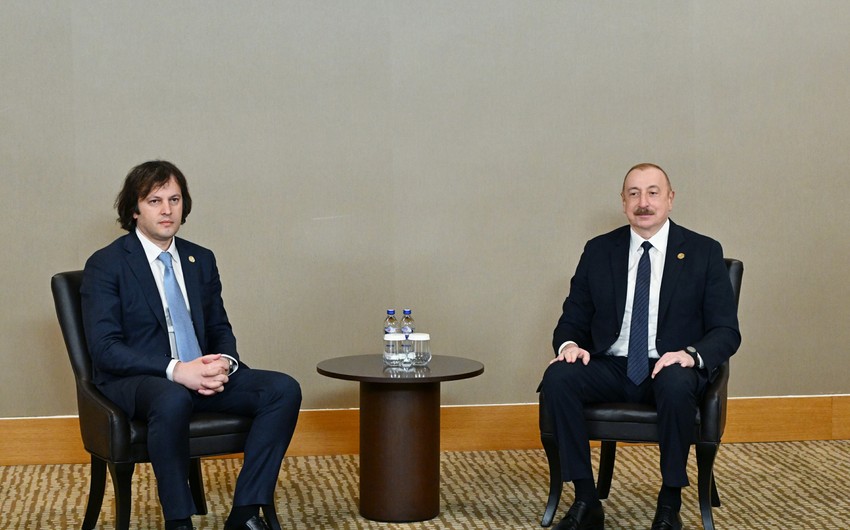 Gürcüstanın Baş naziri Prezident İlham Əliyevi təbrik edib