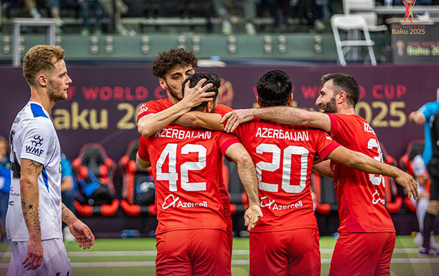 Minifutbol üzrə Azərbaycan millisi dünya çempionatının 1/4 mərhələsinə yüksəlib