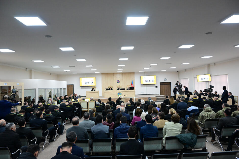 Hərbi cinayətlər törətməkdə təqsirləndirilən erməniəsilli şəxslərin məhkəməsi keçirilir