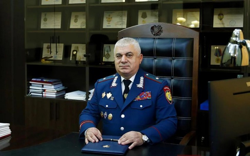 Ermənistan polisinin rəisi vəzifəsindən azad edildi