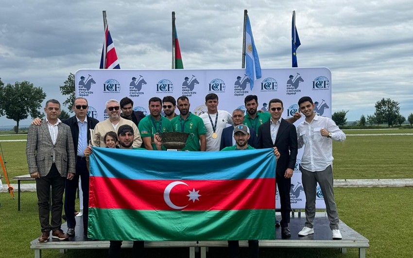 Çövkən üzrə Azərbaycan millisi ilk dəfə Avropa çempionu olub - FOTOLAR