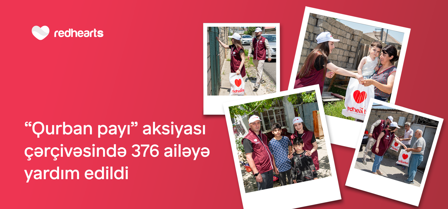 “Qurban payı” aksiyası çərçivəsində 376 ailəyə yardım edildi