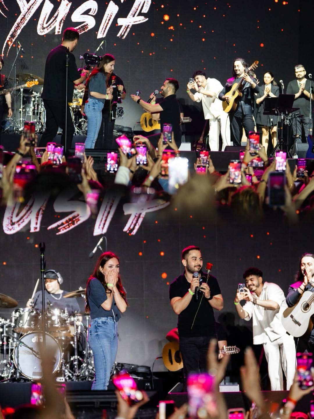 Miri Yusifin yağış altında baş tutan konserti – FOTOLAR