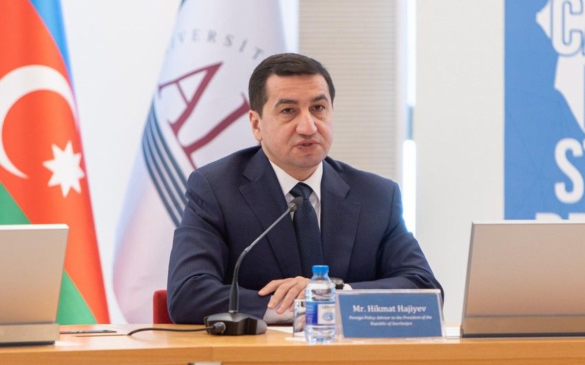 Hikmət Hacıyev: Xəzər dənizi ayırıcı deyil, birləşdirici faktordur