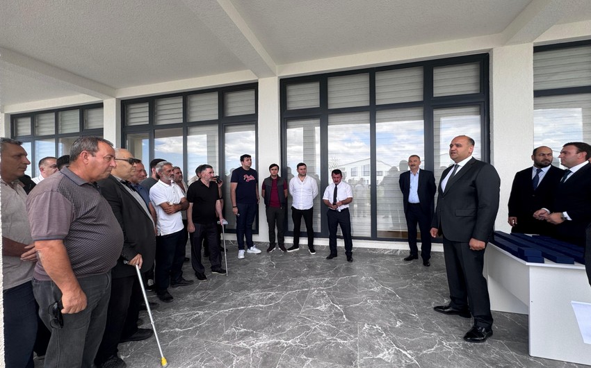 Köç karvanı Kəngərliyə çatdı, açarlar təqdim edildi