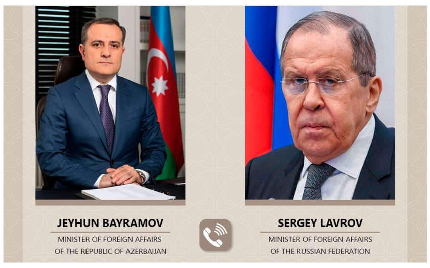 Bayramov Lavrovla İsrail-İran qarşıdurmasını müzakirə etdi