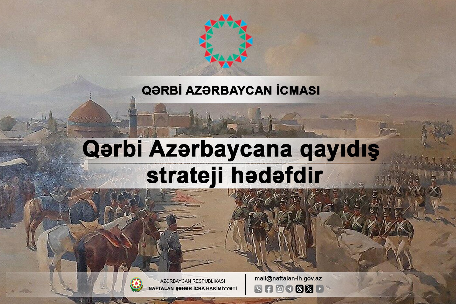 Qərbi Azərbaycana qayıdış strateji hədəfdir"