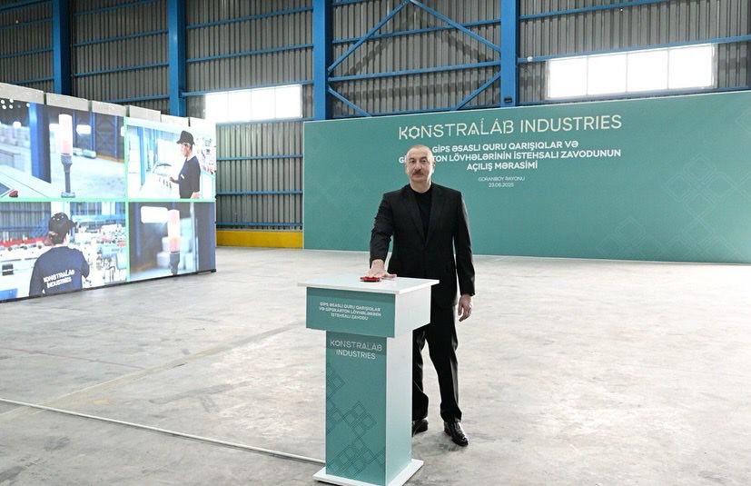 Prezident Goranboyda açılış etdi - Fotolar