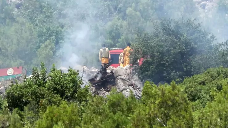 Antalyada meşə yanğını baş verdi