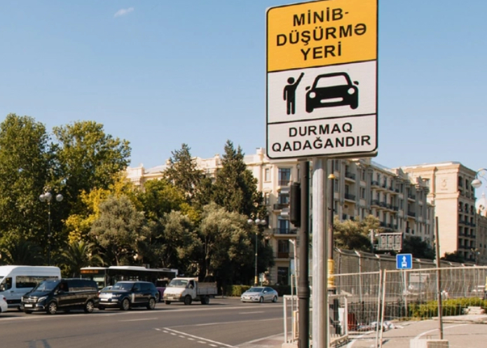 Bakıda daha bir avtobus zolağında minib-düşmə yeri yaradılıb