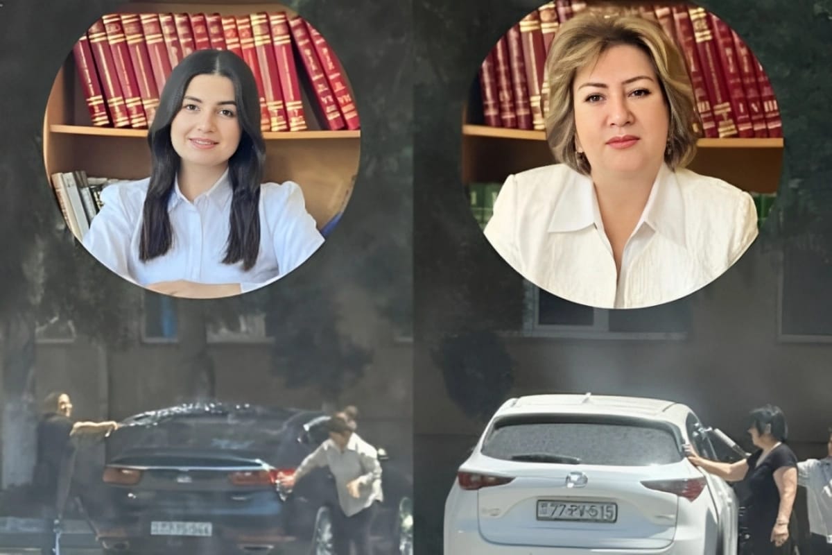 Bakıda məktəb direktoru işçilərinə avtomobil yudurtdu - FOTOLAR