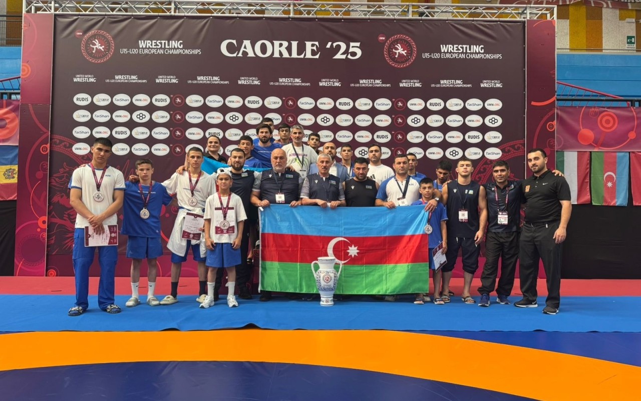 Güləşçilərimiz İtaliyada Avropa çempionu oldu