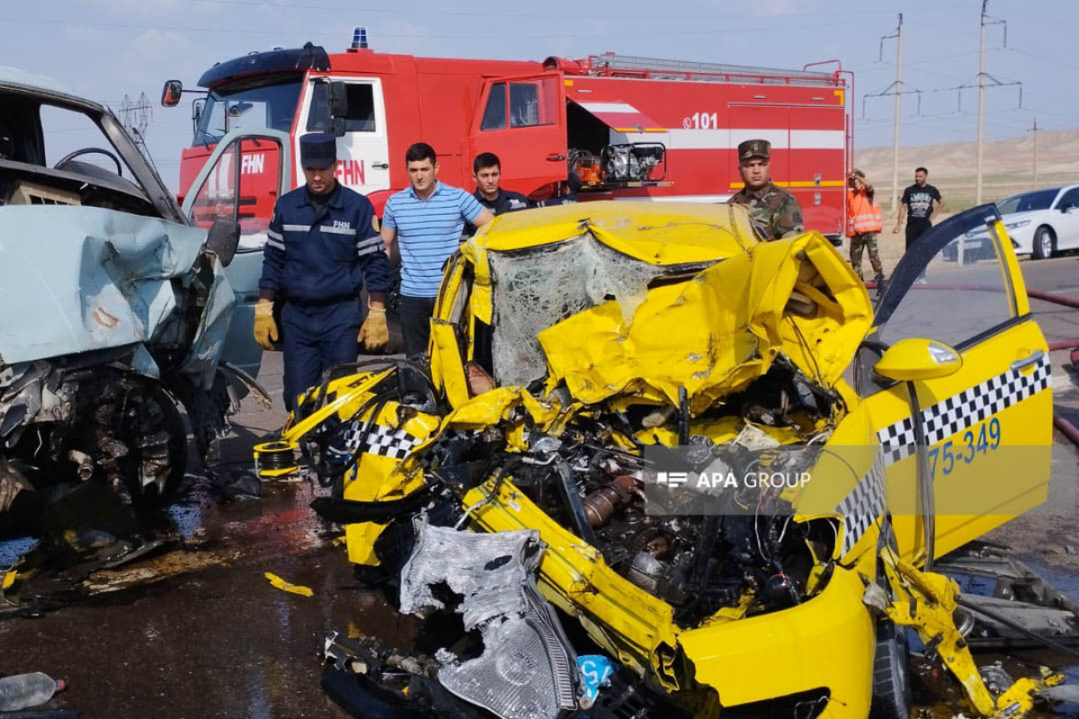 Naxçıvanda ağır yol nəqliyyat hadisəsi baş verib, ölən və yaralananlar var - FOTO
