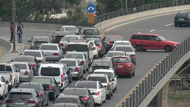 Bakıda bu yollarda sıxlıq var - SİYAHI