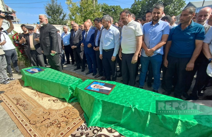 Ağcabədidə Ziyəddin və Hüseyn Səfərovlarla vida mərasimi başlayıb